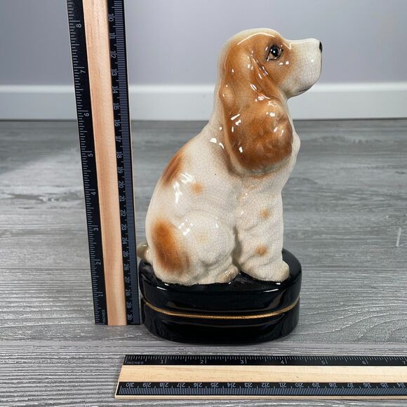 Vintage Takahashi 8in Cocker Spaniel Dog Porcelain Figurine Bookend Japanese - Picture 11 of 12